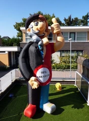 Halve Abraham Cartoon 3,5m