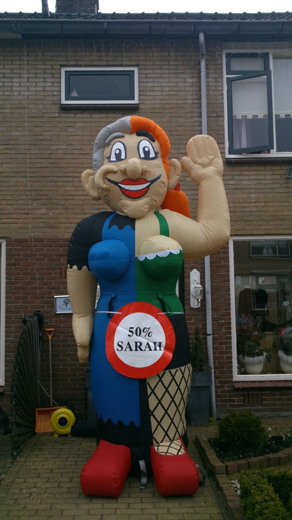 Halve Sarah Cartoon 3,5m